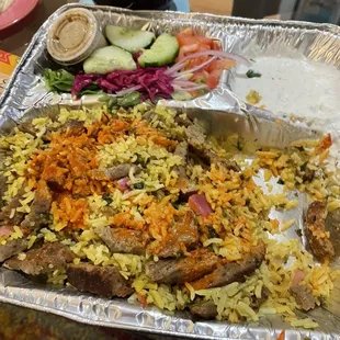 Lamb and Rice Plate