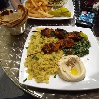 Shish Tawook Plate