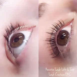 Keratin Lash Lift &amp; Tint $99.00