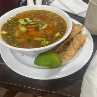 Tlalpeño caldo