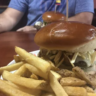 Kids Cheese Burger and Fries