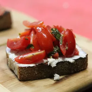 Fresh Shepherd's Ricotta Bruschetta