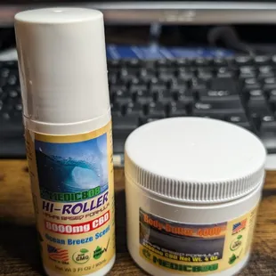 CBD Roll-On and Body Butter