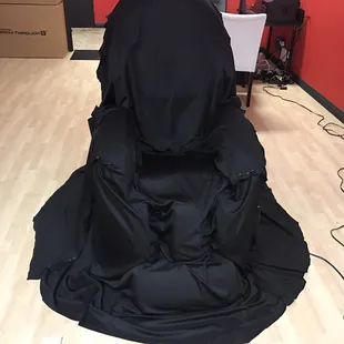 Custom-made massage chairs! This is really the best massage chair ever made, they custom fit all of us!!!