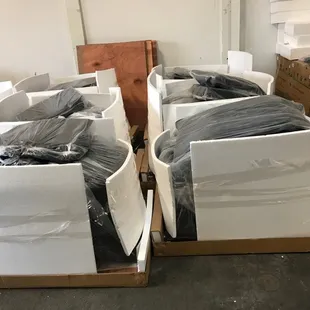 Official Medical Breakthrough® - Packaging Hand-Built Custom-Made Massage Chairs