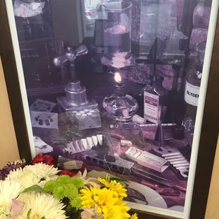 Photograph of items found in a pharmacy!