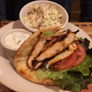 Grilled Cajun Chicken Pita