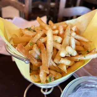 Garlic fries were bomb
