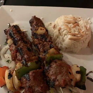Lamb Tenderloin Kebab Lunch