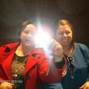 Getting ready to rock out to old hippie, and redneck girl.....