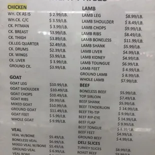 PRICES your welcome