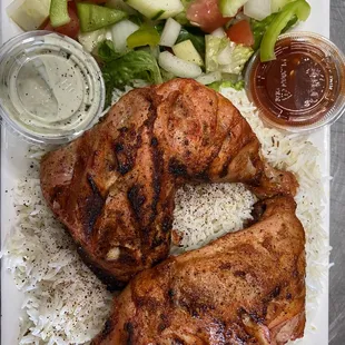 grilled chicken and rice