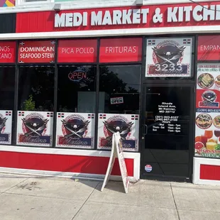 Front of the restaurant