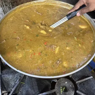 Huge Pot of Salcocho!!!