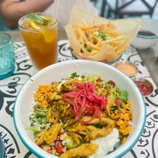 Moroccan Spiced Chicken Asado Bowl