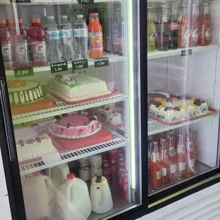 a refrigerated display case