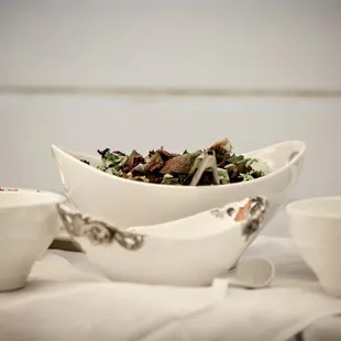 Salad setup from our wedding.