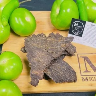 Chili Verde Beef Jerky