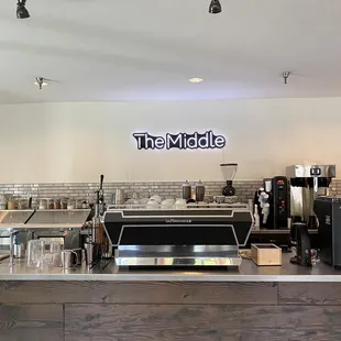 a view of the coffee bar