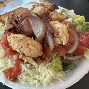 a plate of food