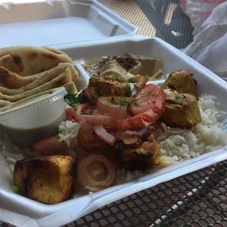 Chicken Kabob Platter