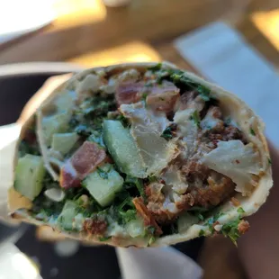 Cauliflower wrap