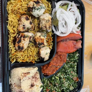 CHICKEN KABOB PLATE