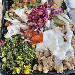 CHICKEN SHAWARMA PLATE