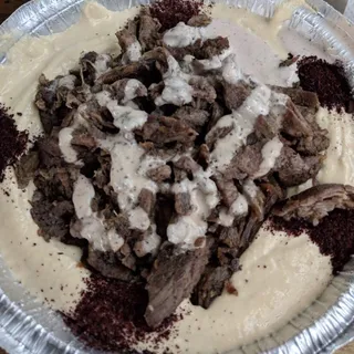 HUMMUS SHAWARMA PLATE
