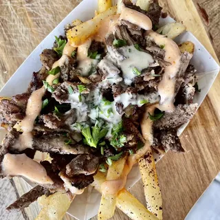 FRENCH FRIES & SHAWARMA SNACK