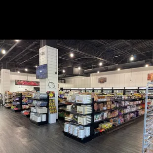 the inside of a grocery store