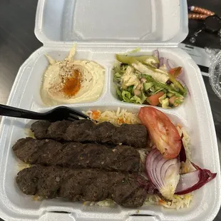 Lamb/beef kofta kebabs