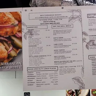 Menu 1 (Overhead)