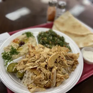 Chicken Shawarma Plate