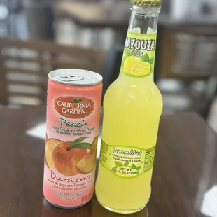 Lemon Mint/ Peach Carbonated Drink