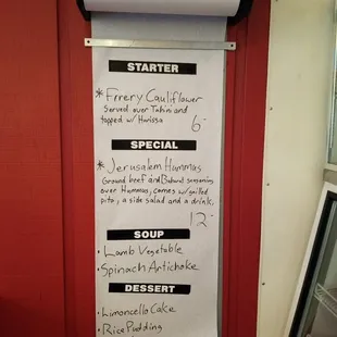 Specials for 1.18.2020