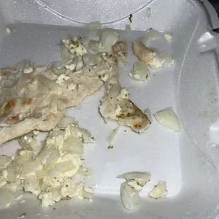 Too many onions in cheese pie