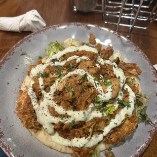 Chicken shawarma pita