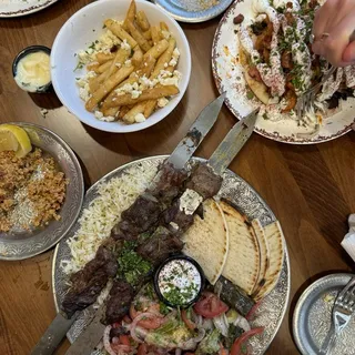 Beef Kebab Plate