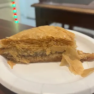 Baklava is authentic and delicious