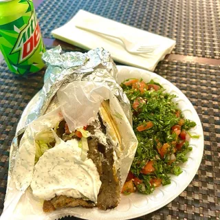 Gyro Combo with Side Salad