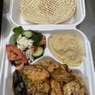 Chicken Breast Kabob Plate