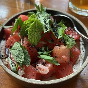 Watermelon salad