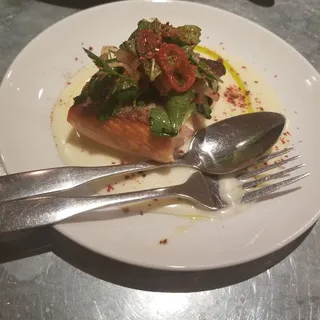 Seared King Salmon