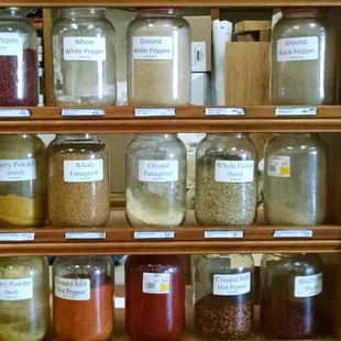 Great place to buy a variety of spices. As little, or much, as you what.