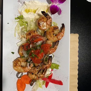 Shrimp skewers