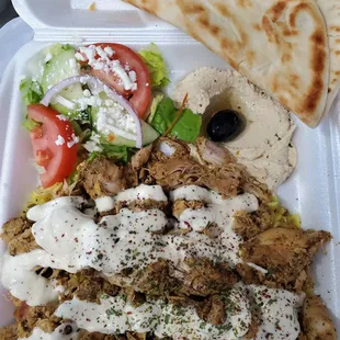 Chicken Shawarma Plate