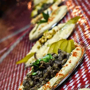 Hummus &amp; babaganoush special
 (building reserved for event)