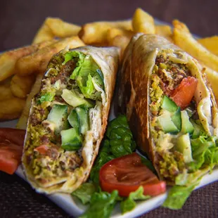 Falafel sandwich combo