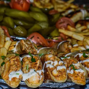 Our Jumbo shawarma tray